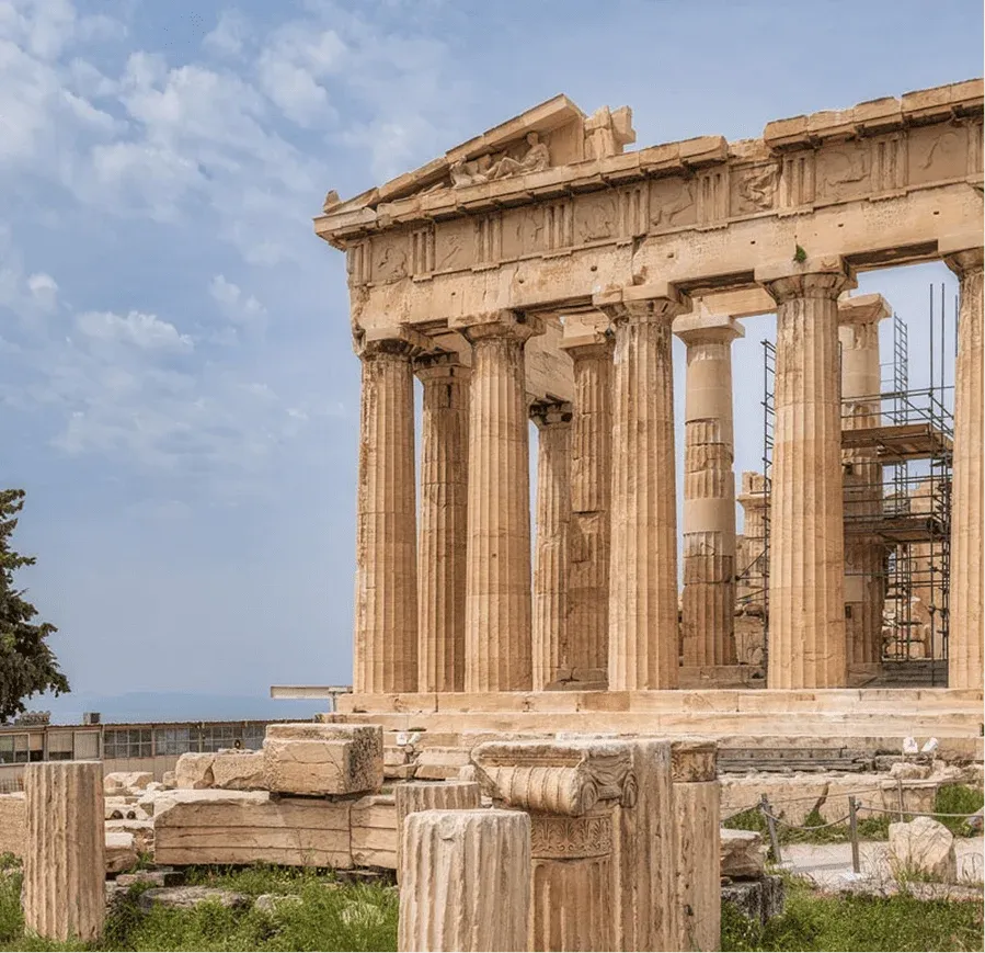 Parthenon of the Acropolis of Athens