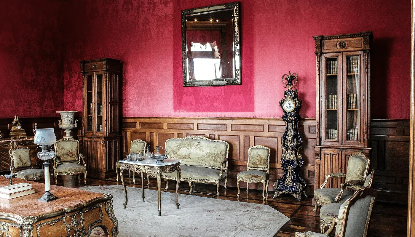 Historic hall of Chapultepec Castle