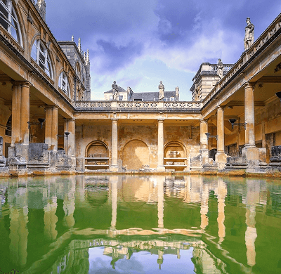 Roman Baths Tickets in Bath on Day Tour from London