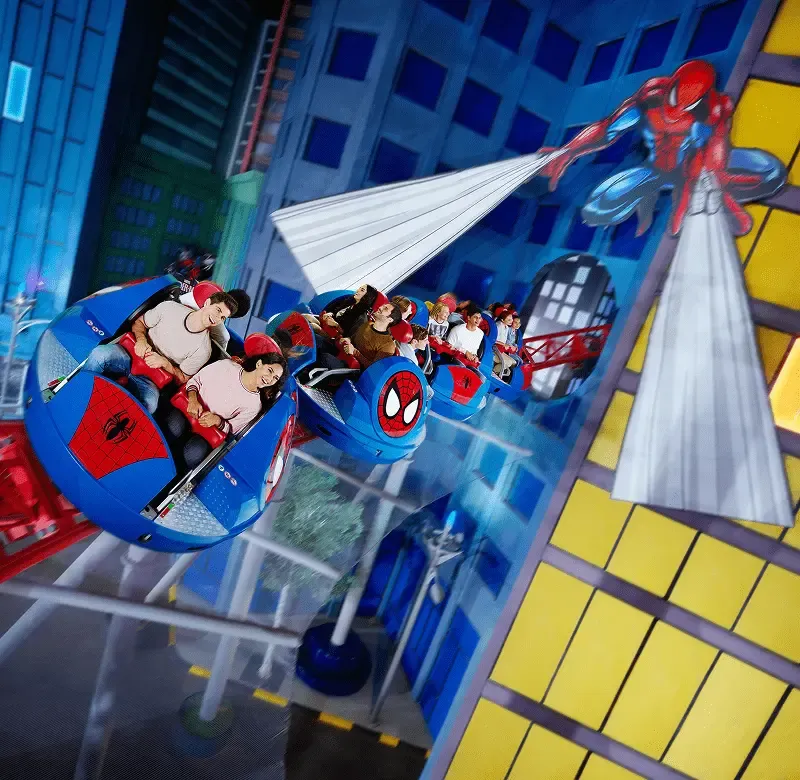 Experience the Spider-Man ride with your IMG Worlds ticket