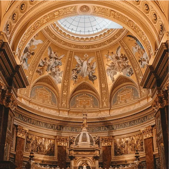 Saint Stephen’s Basilica interior artworks