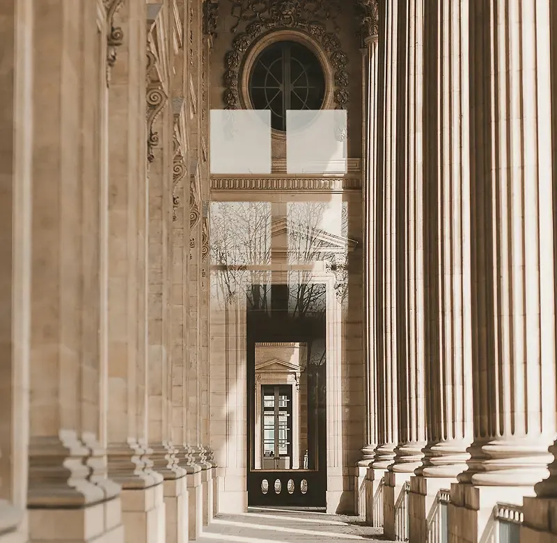 Louvre Museum Colonnade