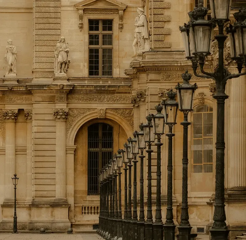 Louvre Palace Exterior Architecture