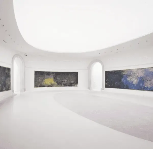 Musée de l’Orangerie'deki Monet Nilüfer Oval Odası