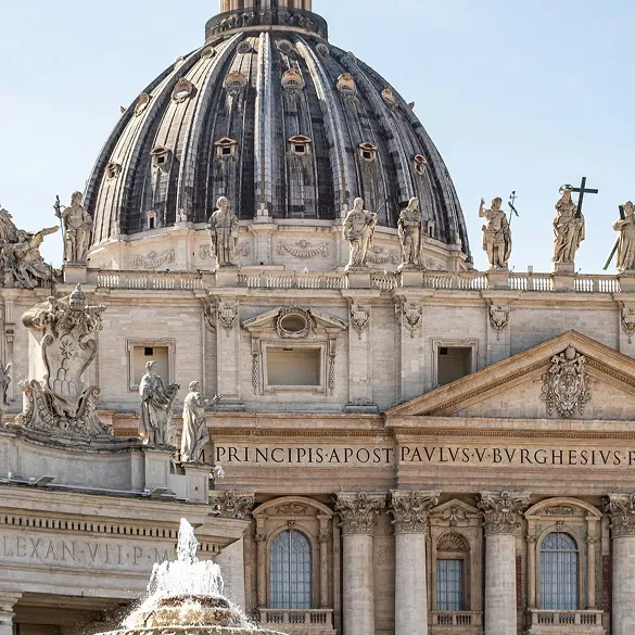 St. Peter’s Basilica Dome Exterior Close-Up