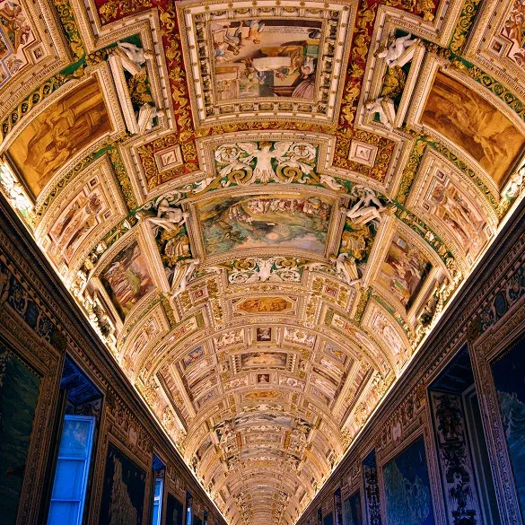 Raphael Rooms Ceiling Frescoes in the Vatican Museums