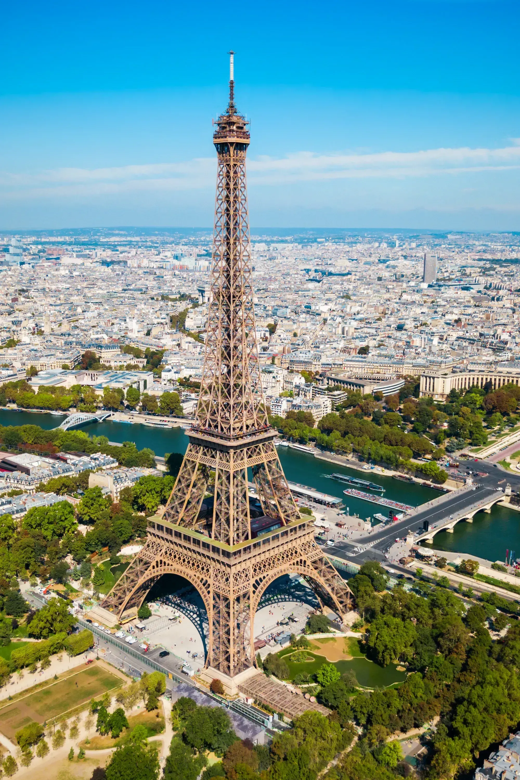 Eiffel Tower Top View