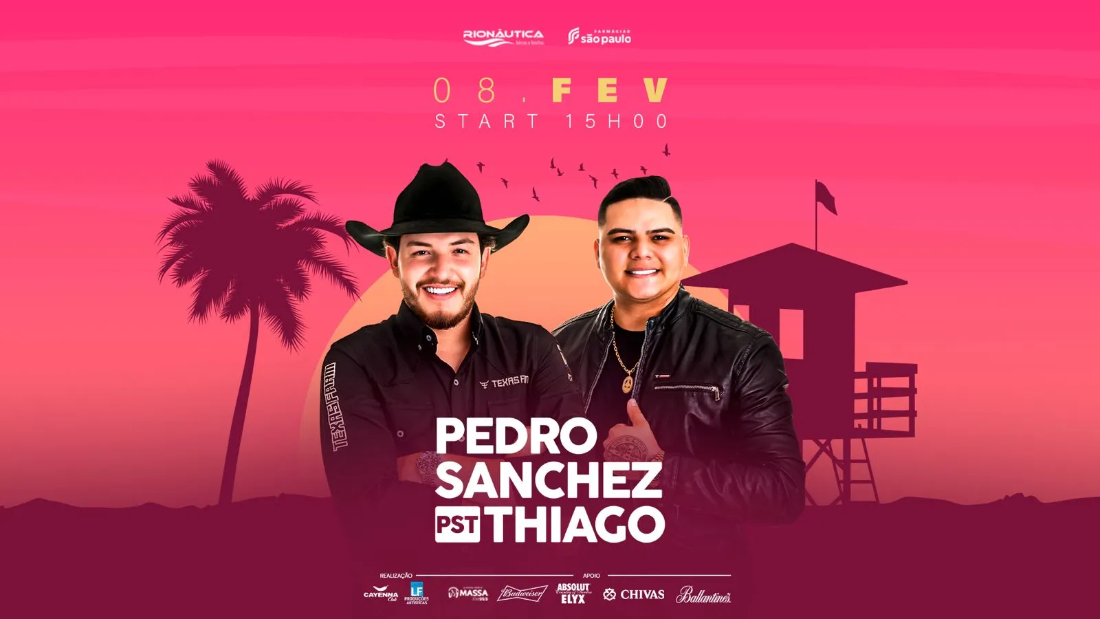 Pedro Sanchez e Thiago em Campo Mourão