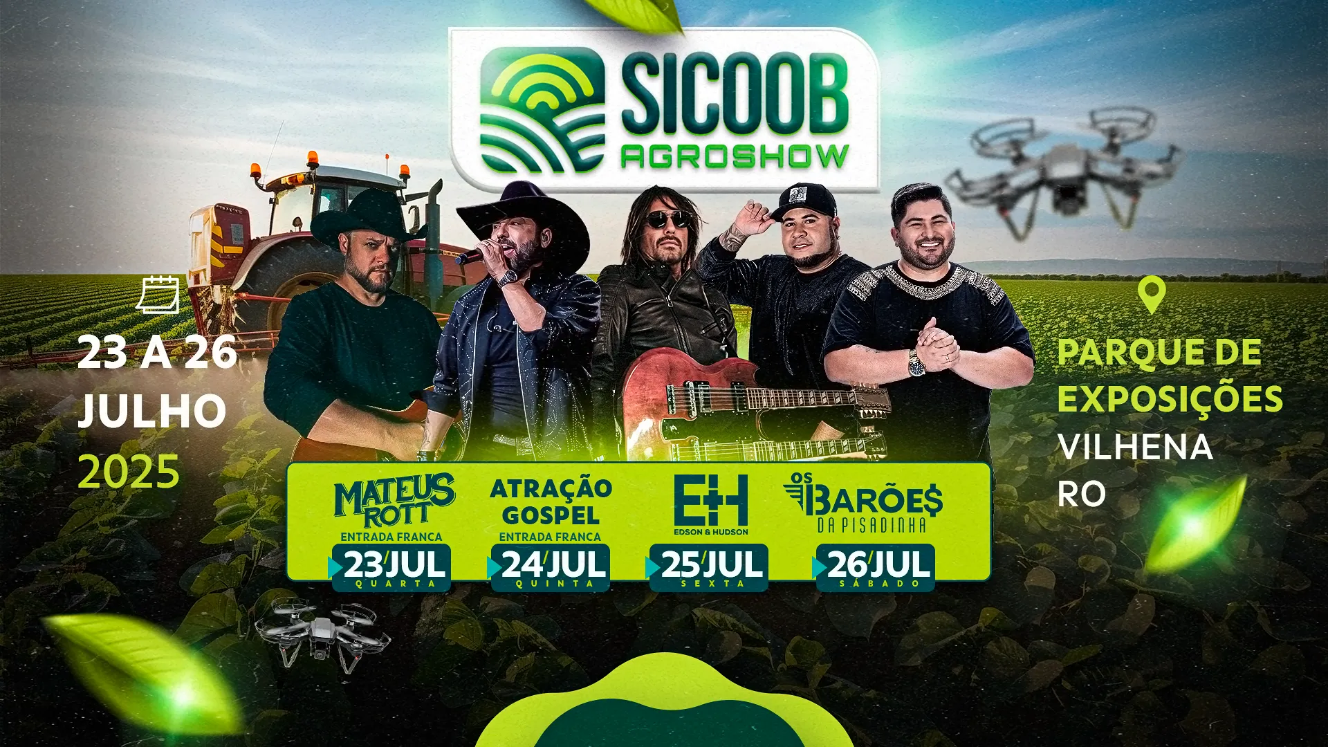Sicoob Agroshow - Barões da Pisadinha em Vilhena