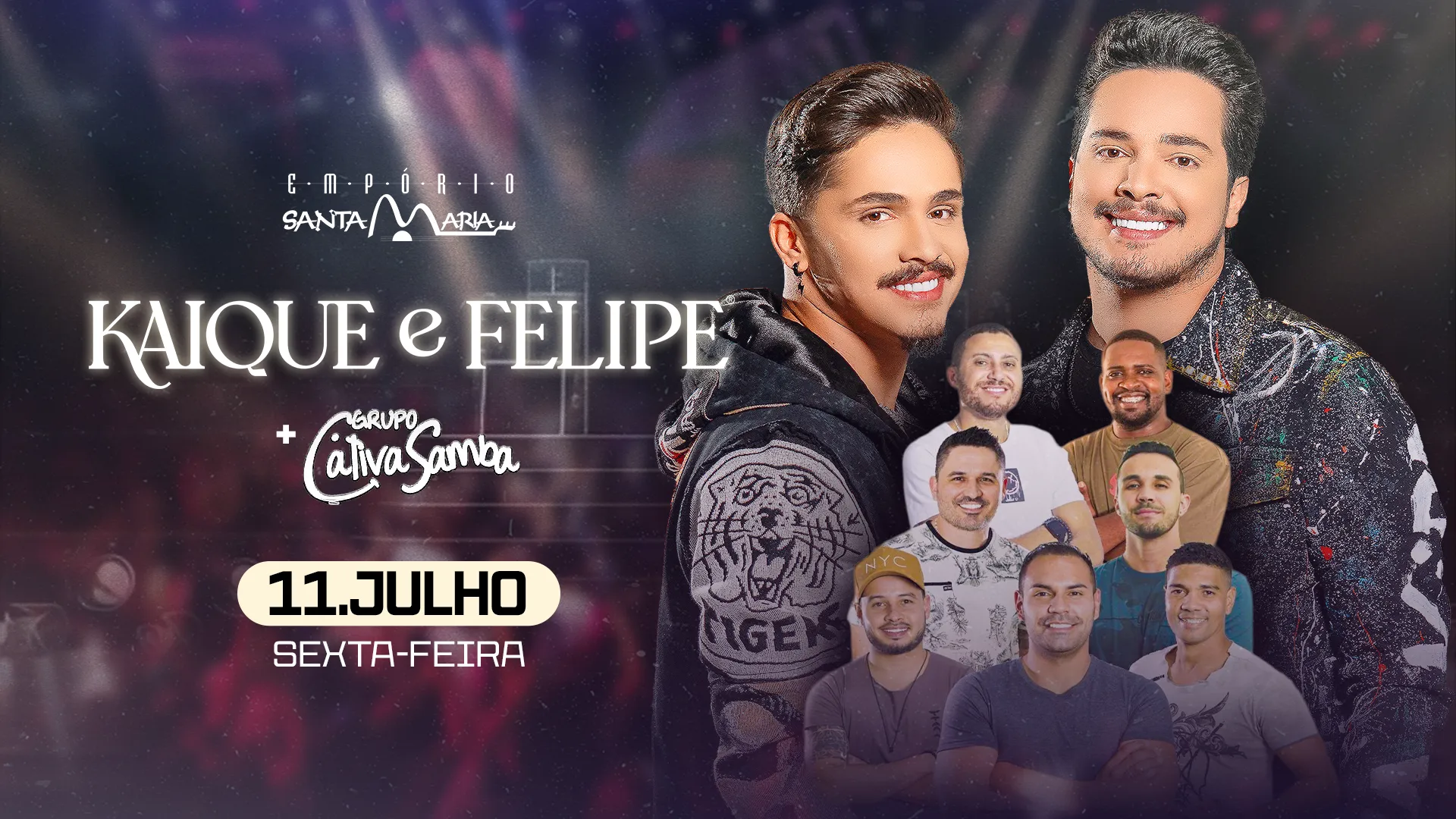 Kaique e Felipe + Cativa Samba em Toledo