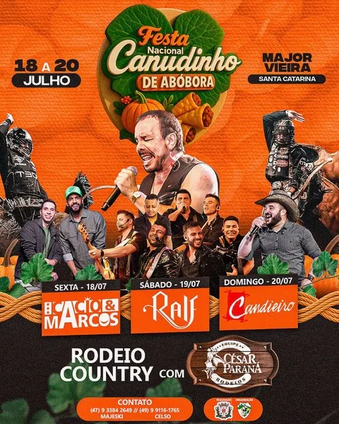 Festa Nacional Canudinho de Abóbora - Cacio & Marcos em Major Vieira