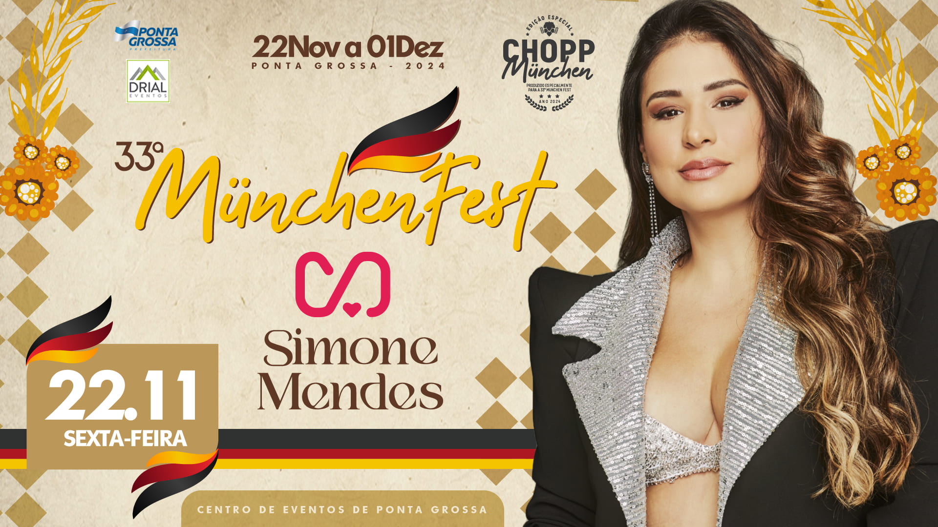 33ª Munchen Fest - Simone Mendes em Ponta Grossa