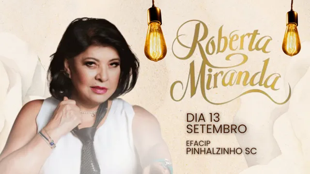 Show Nacional Roberta Miranda em Pinhalzinho