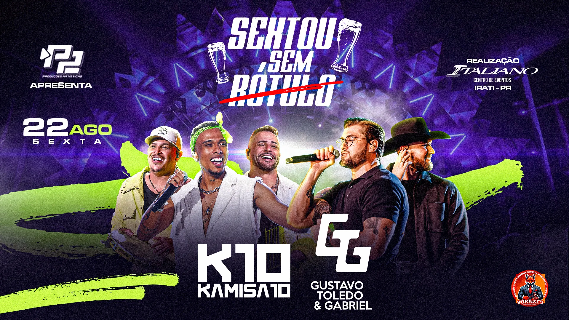 Kamisa 10 - Sextou sem Rótulo em Irati