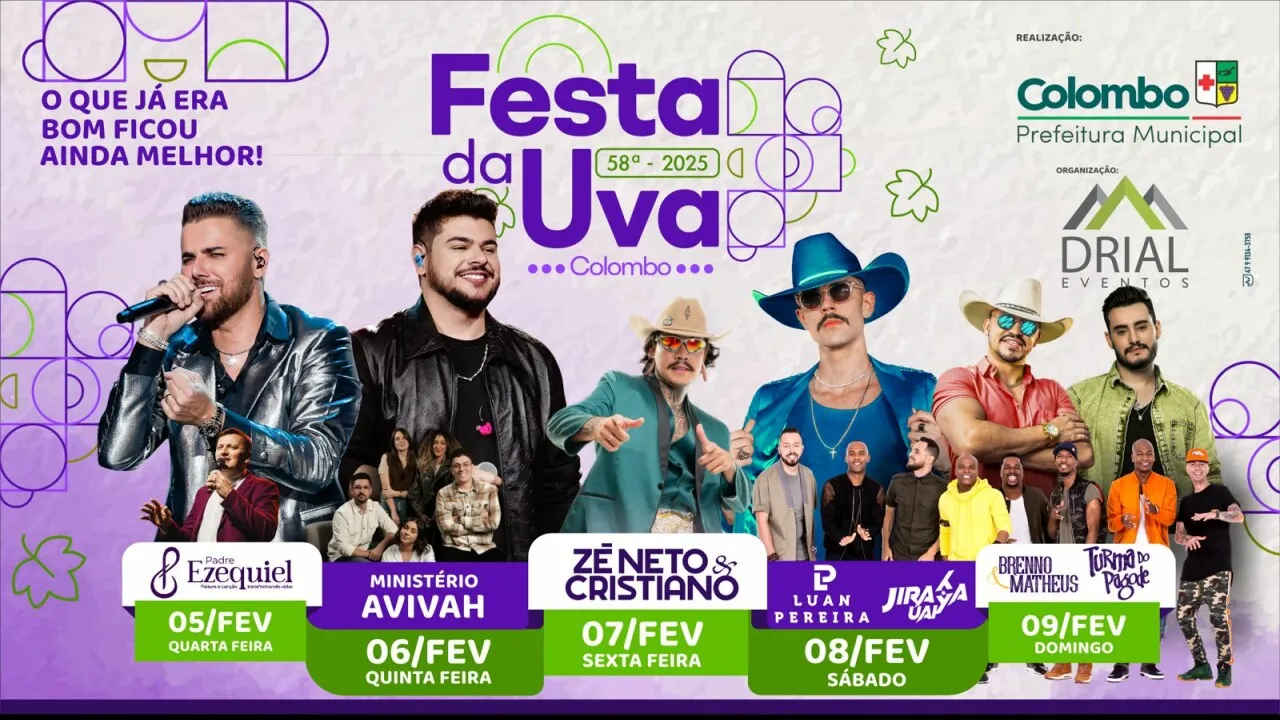 58 Festa da Uva - Brenno & Matheus + Turma do Pagode em Colombo