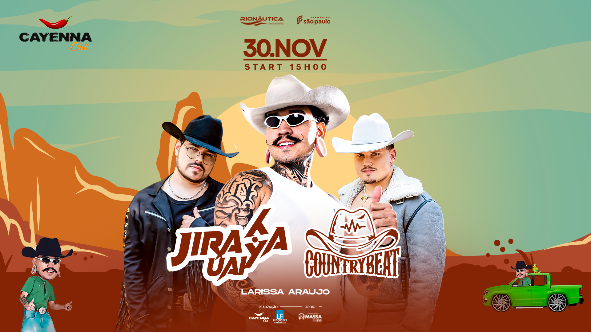 Jiraya Uai + Country Beat em Campo Mourão