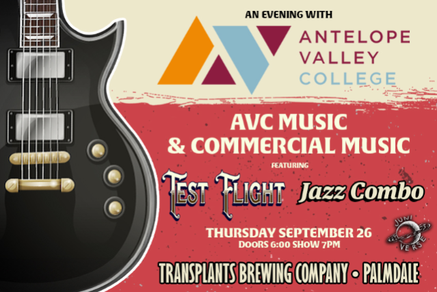 An Evening with Antelope Valley College Music Featuring Test Flight & Jazz Combo