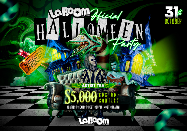 HALLOWEEN PARTY $5,000 COSTUME CONTEST @LaBoomNy