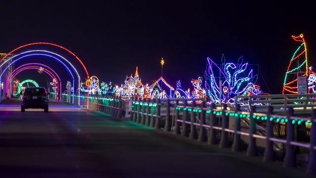 Holiday Lights At The Beach