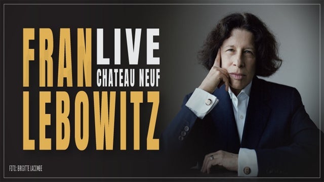 ArtPower Presents An Evening With Fran Lebowitz