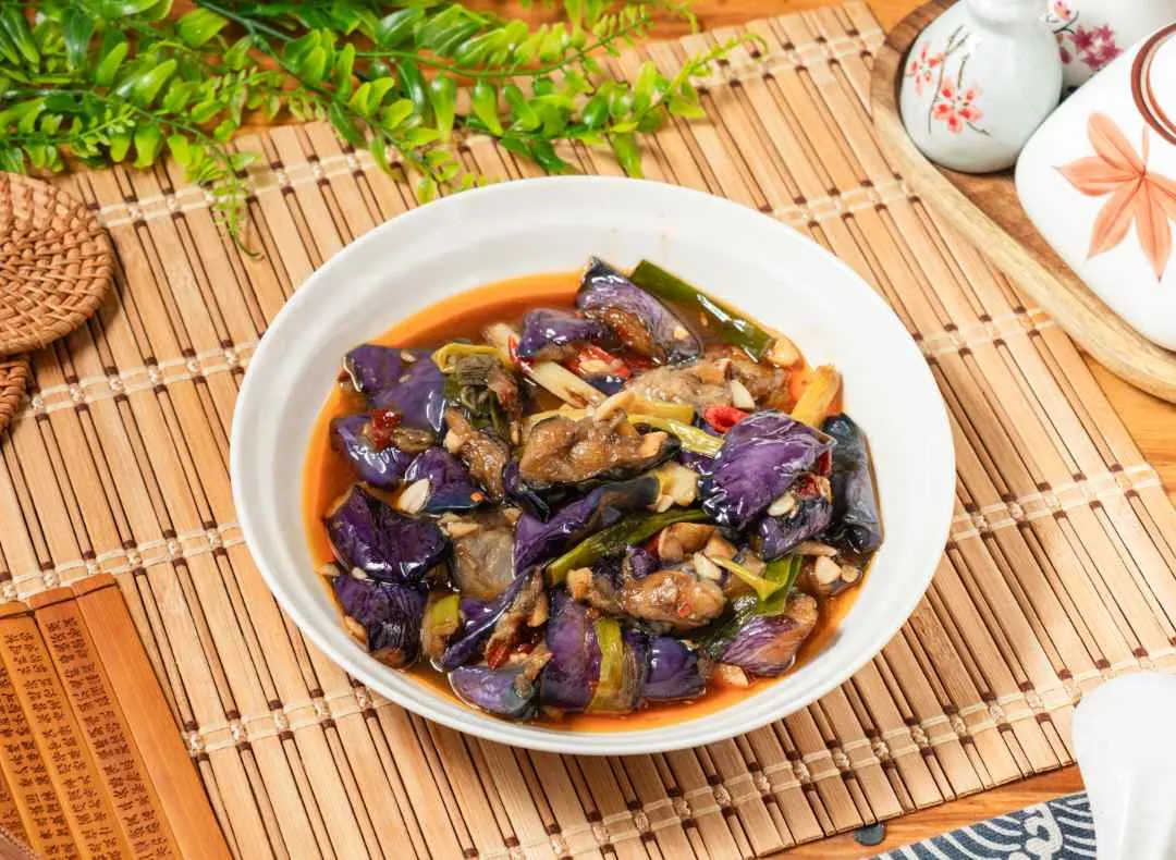 魚香茄子 Eggplant with Doubanjiang 小份（Ｓ）