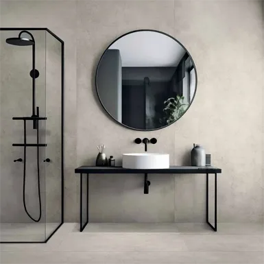 אריח מדוקק XL בחדר רחצה בסגנון מודרני