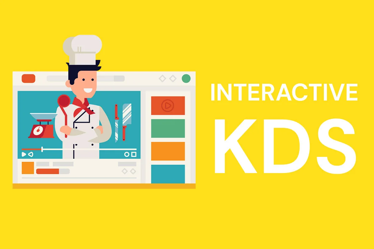 Interactive Kitchen Display Screen