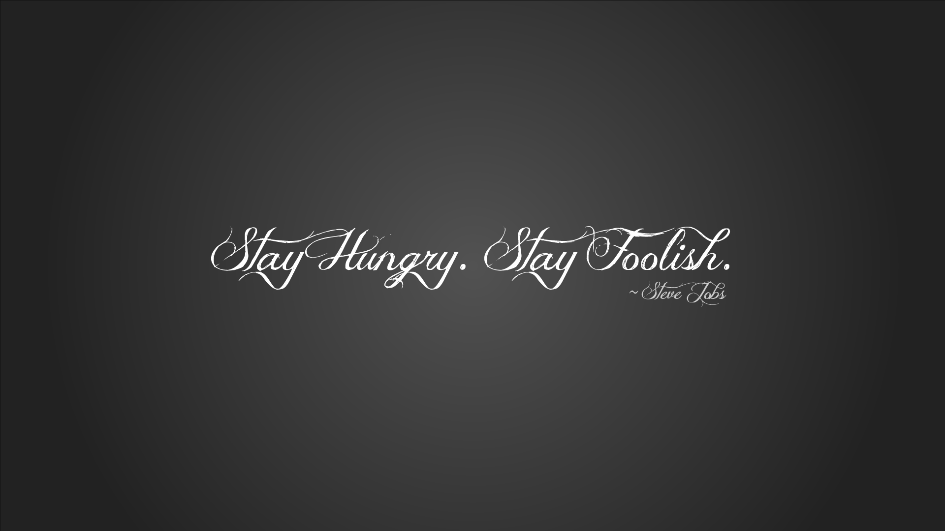 stay hungry stay foolish poster