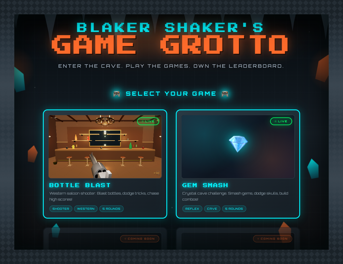 Blaker Shaker Game Grotto screenshot