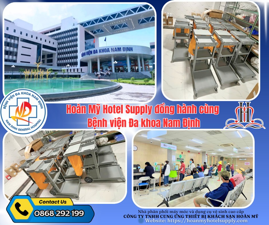 🏥 Hoàn Mỹ Hotel Supply đồng hành cùng Bệnh viện Đa khoa tỉnh Nam Định