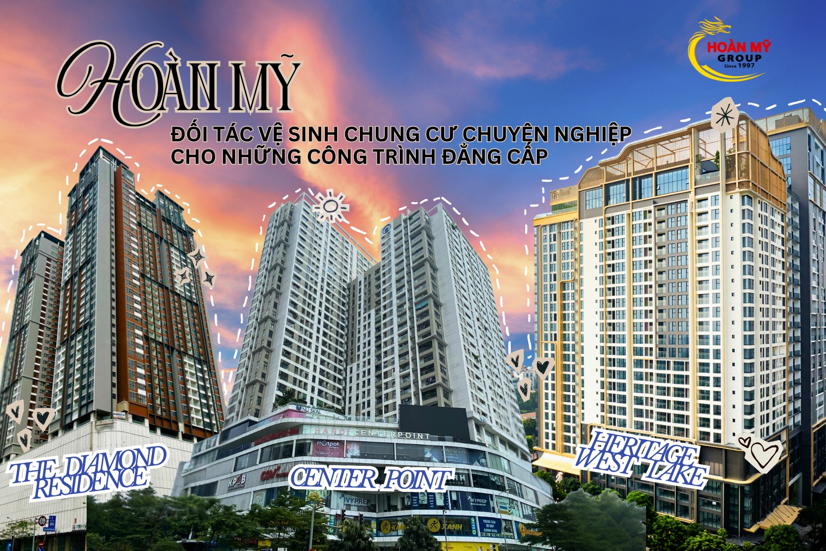 🏢 HOÀN MỸ – ĐỐI TÁC VỆ SINH CHUNG CƯ CHUYÊN NGHIỆP CHO NHỮNG CÔNG TRÌNH ĐẲNG CẤP