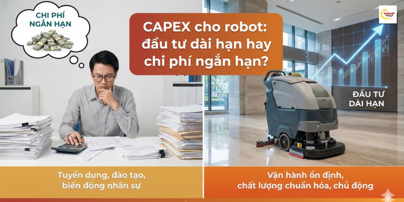 CAPEX CHO ROBOT: ĐẦU TƯ DÀI HẠN HAY CHI PHÍ NGẮN HẠN?