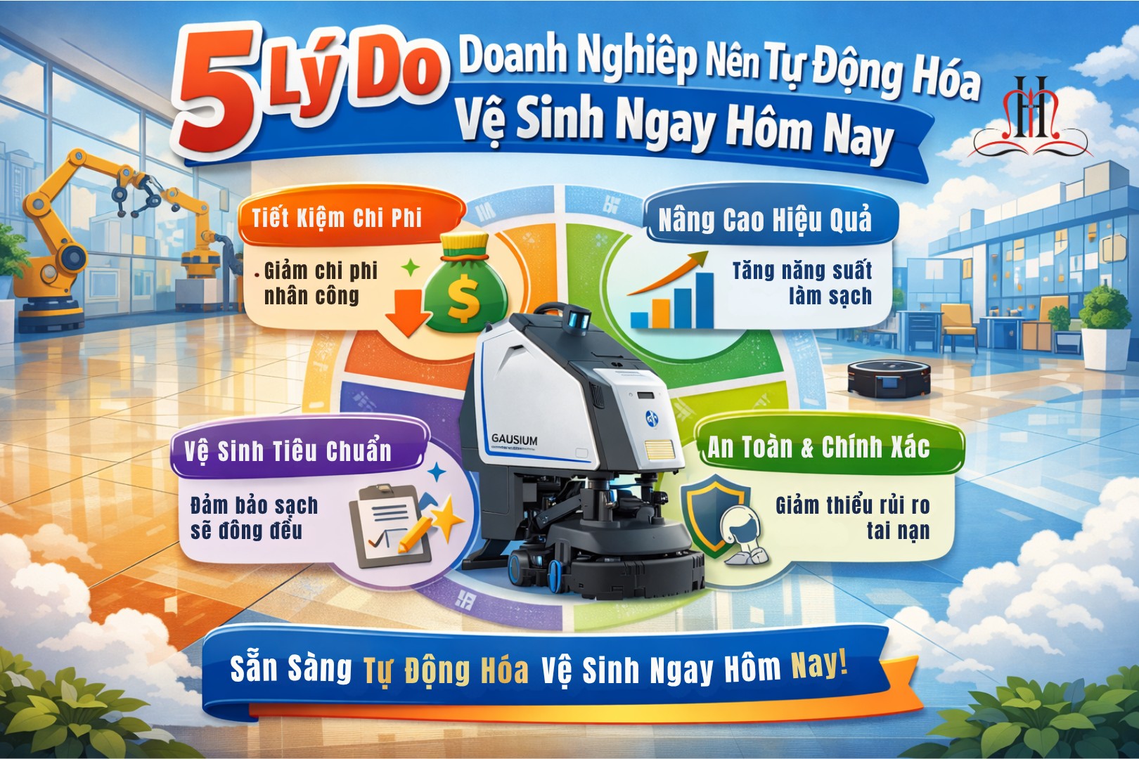 [5 LÝ DO DOANH NGHIỆP NÊN TỰ ĐỘNG HÓA VỆ SINH NGAY HÔM NAY]🚀