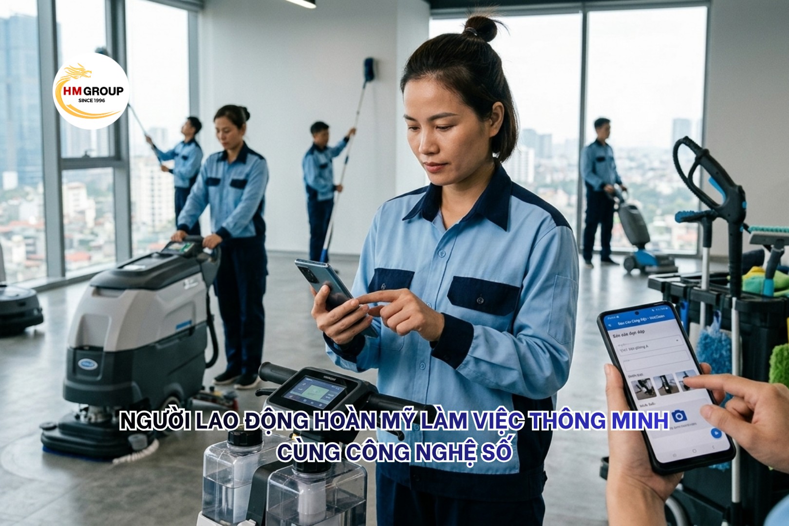 NGƯỜI LAO ĐỘNG HOÀN MỸ – LÀM VIỆC THÔNG MINH CÙNG CÔNG NGHỆ SỐ 📱✨