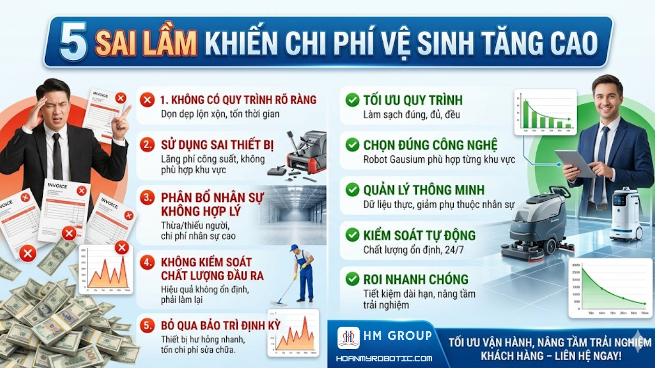 [SAI LẦM CHI PHÍ VỆ SINH]