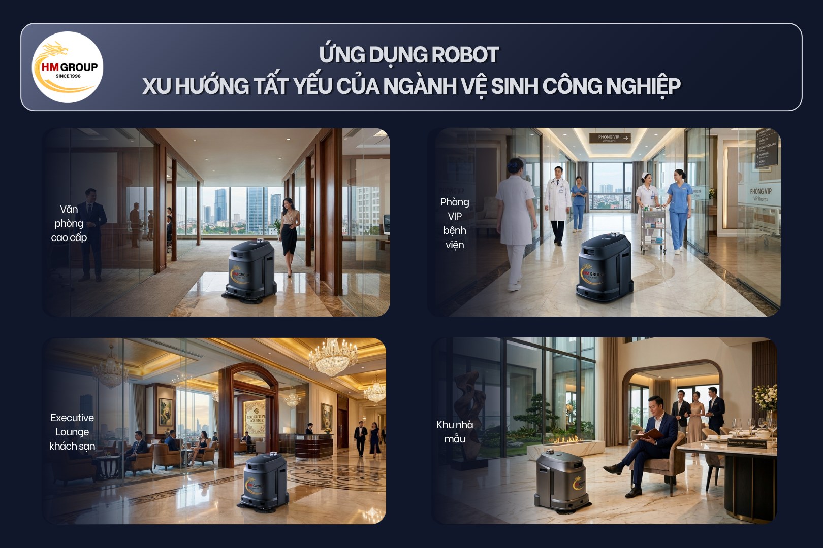 ỨNG DỤNG ROBOT – XU HƯỚNG TẤT YẾU CỦA NGÀNH VỆ SINH CÔNG NGHIỆP 🤖🚀