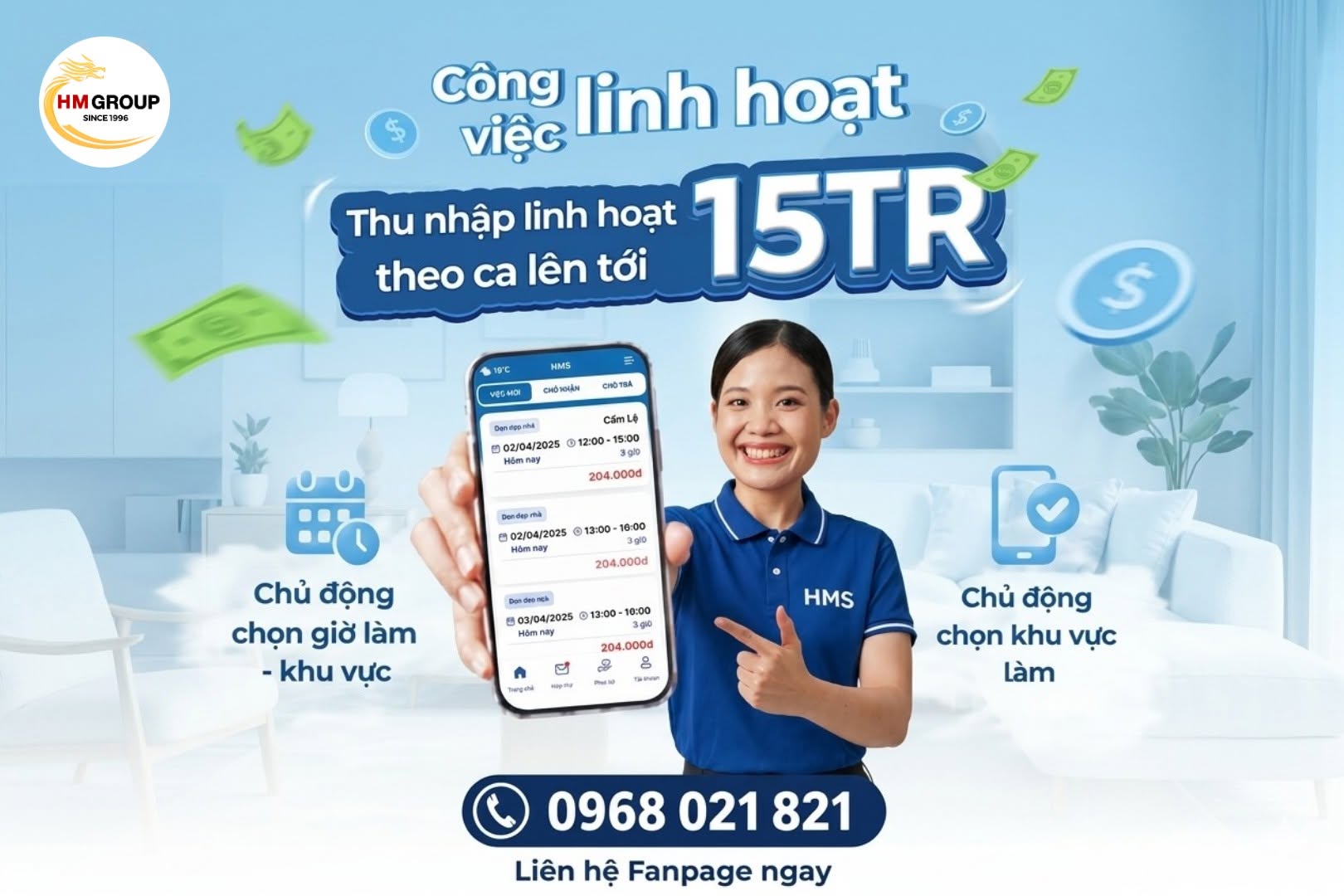 HOÀN MỸ TUYỂN DỤNG NHÂN VIÊN VỆ SINH – CƠ HỘI VIỆC LÀM ỔN ĐỊNH, THU NHẬP TỐT 💚✨