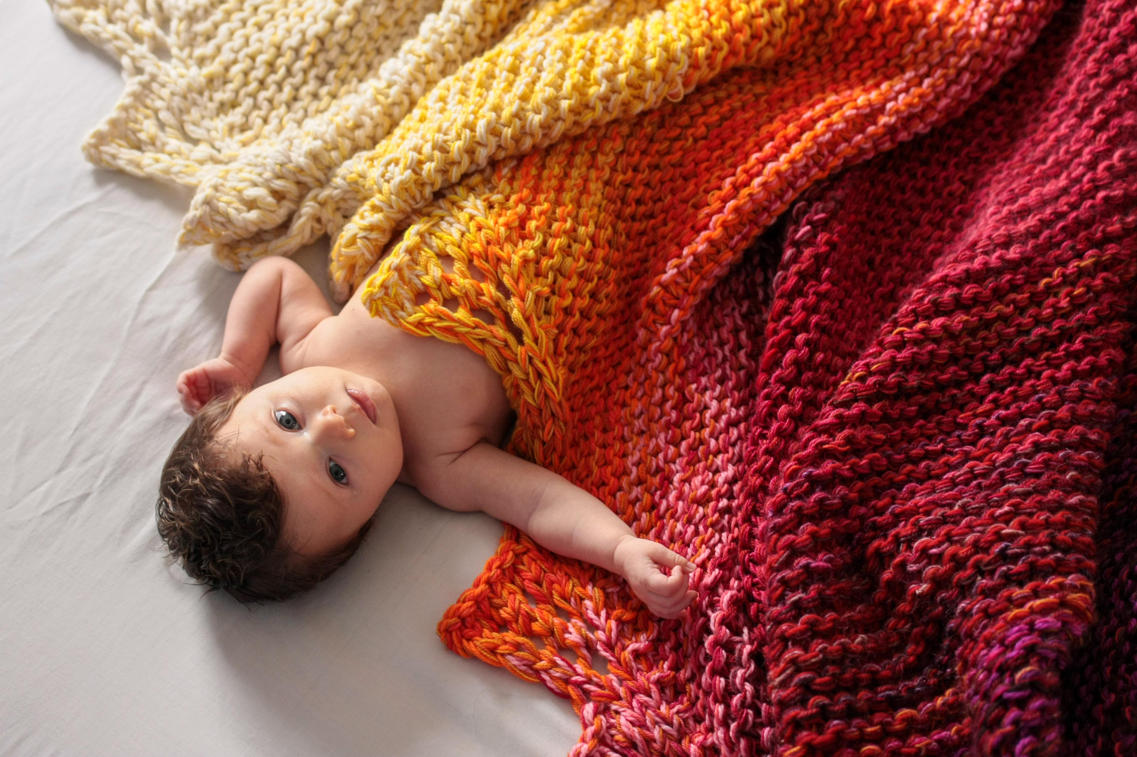 Basketweave Baby Blanket - Knitting Pattern - Leelee Knits