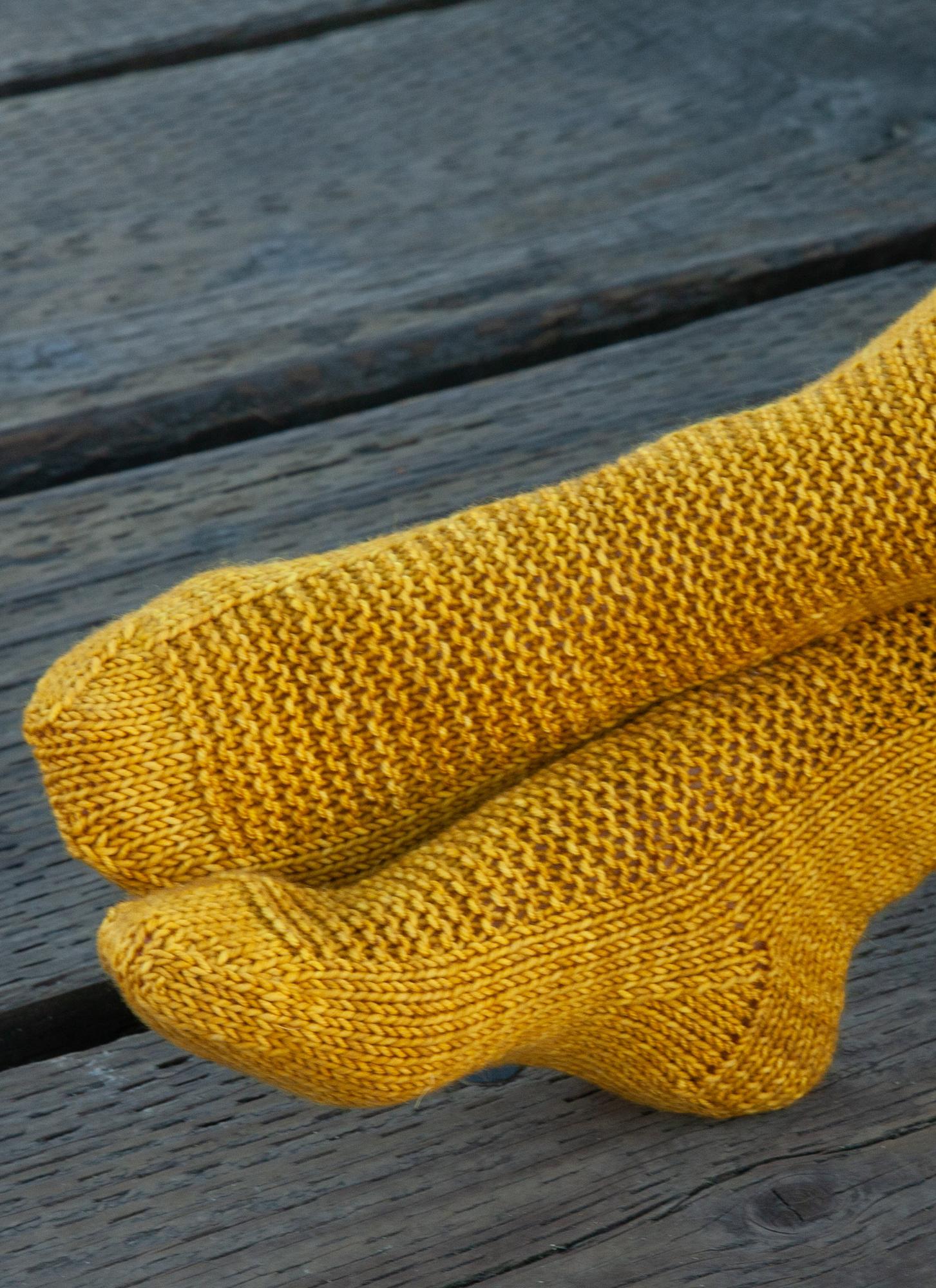 Ravelry: Basic Ribbed Socks pattern by Kate Atherley