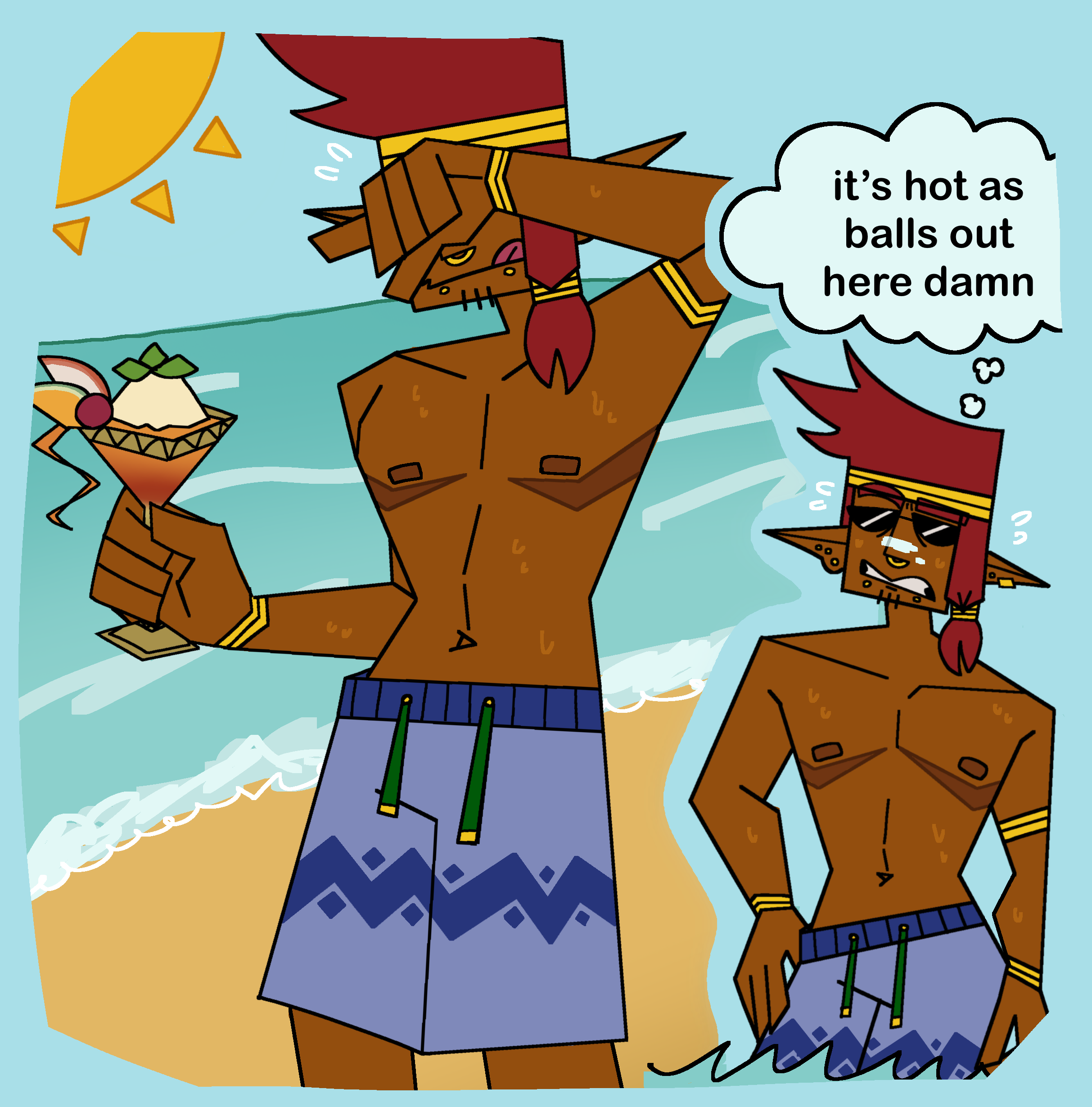 izoku’s beach adventure
