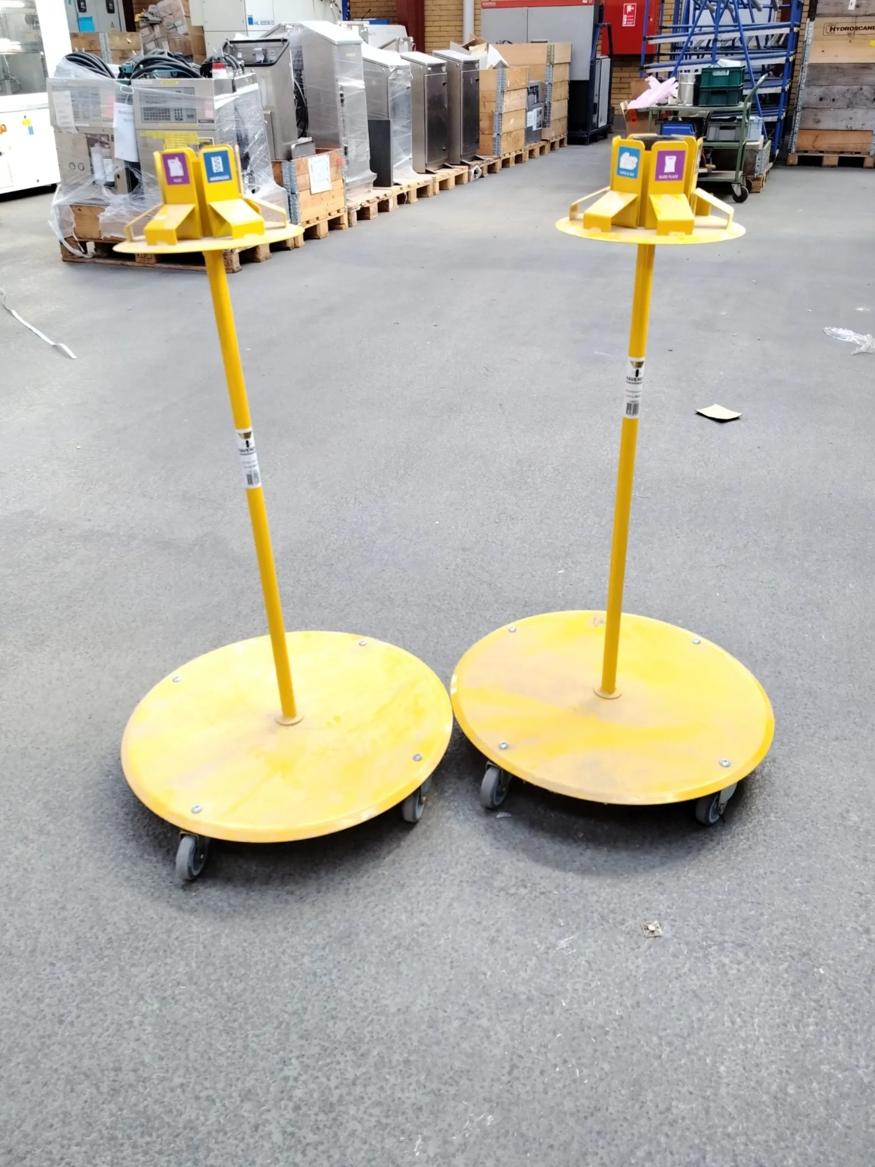 2x Ravendo BBST 6 affaldstativer