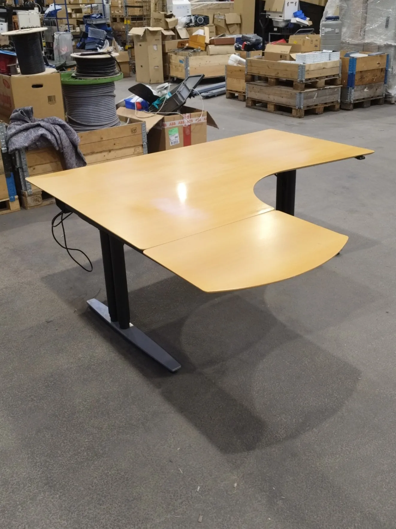 Hæve-/sænkebord – 180 cm