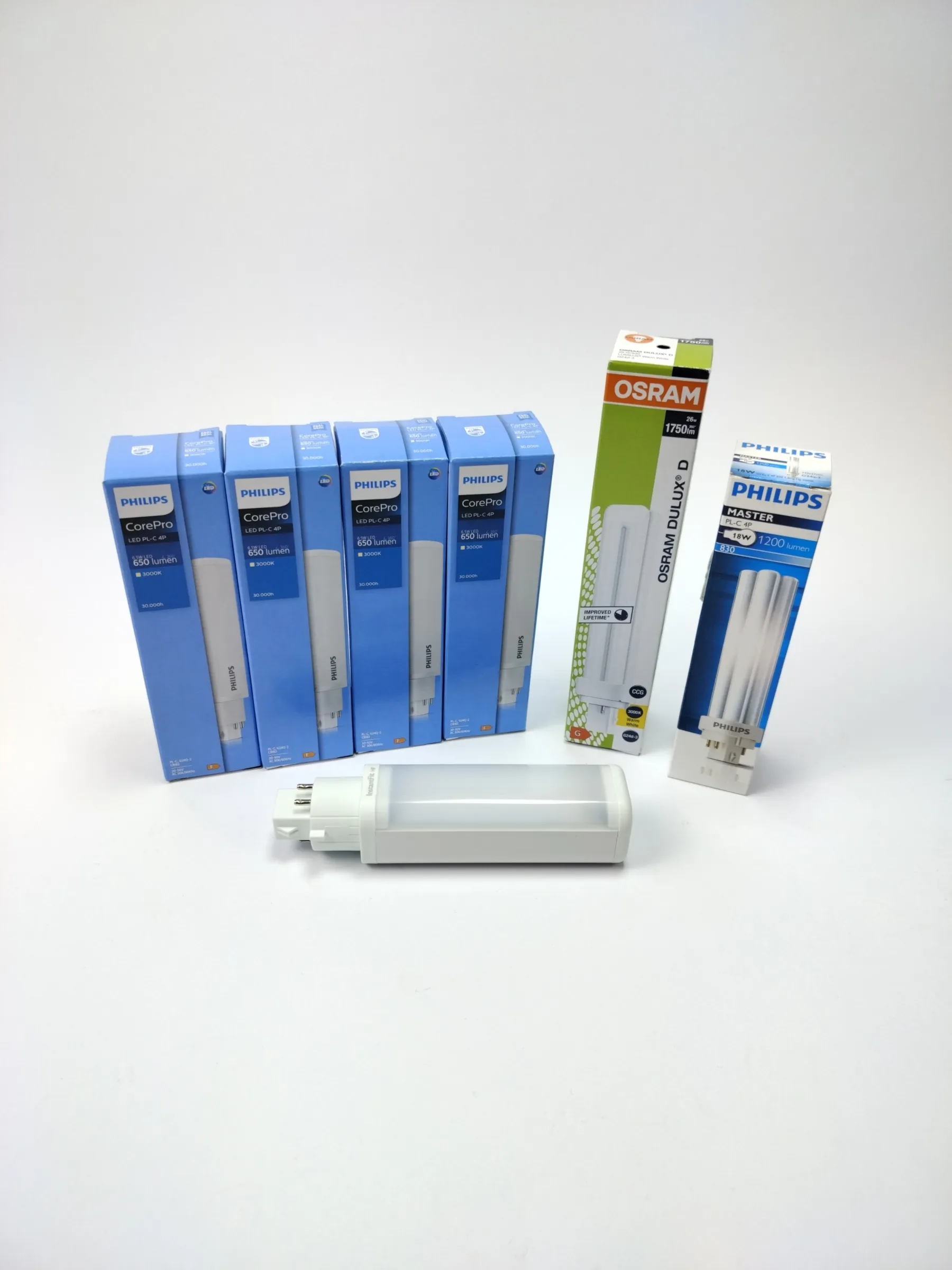 6 Lyskilder fra Phillips og OSRAM