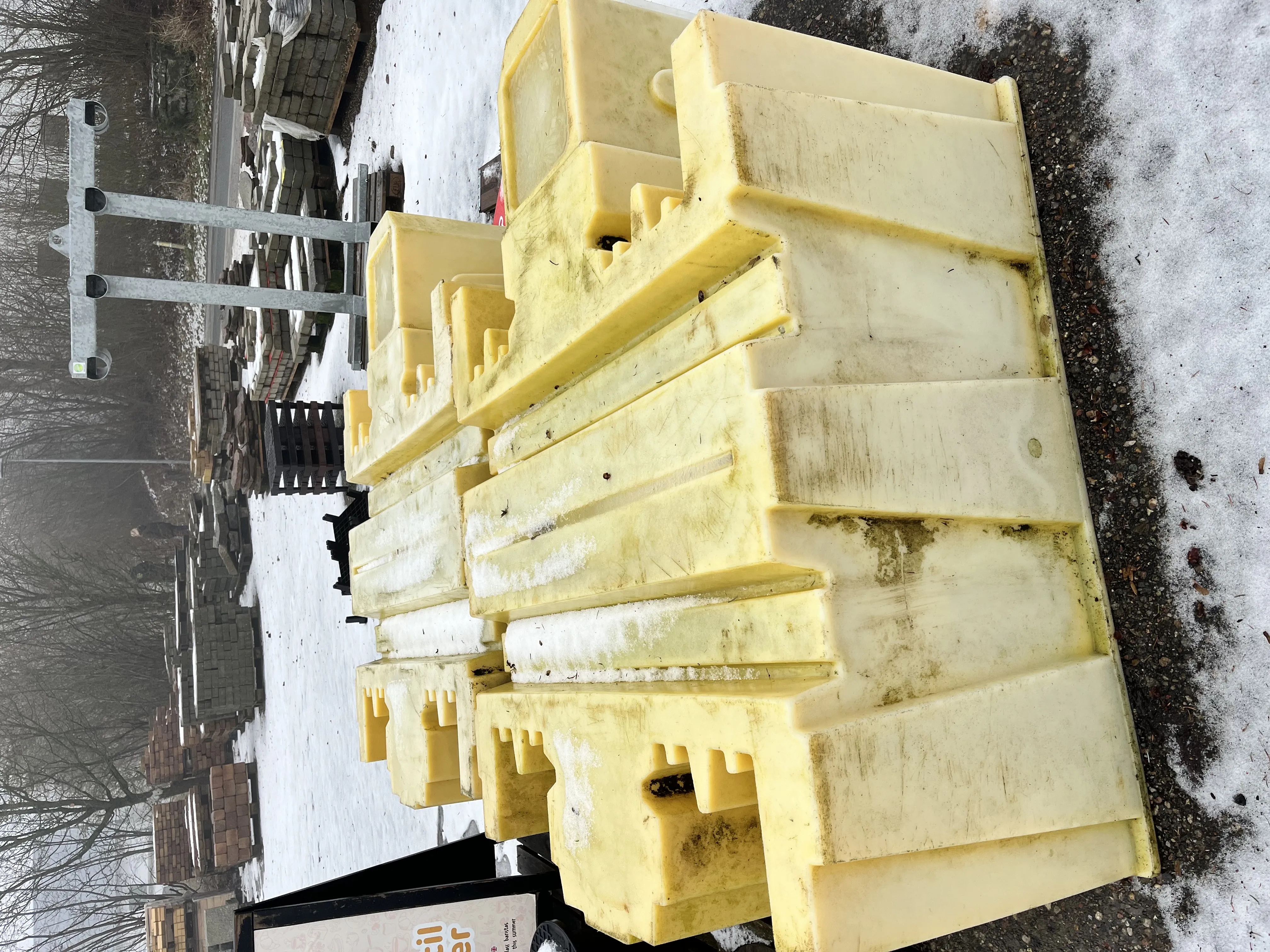 2 stk. opsamlingskar til IBC-tanke/troml