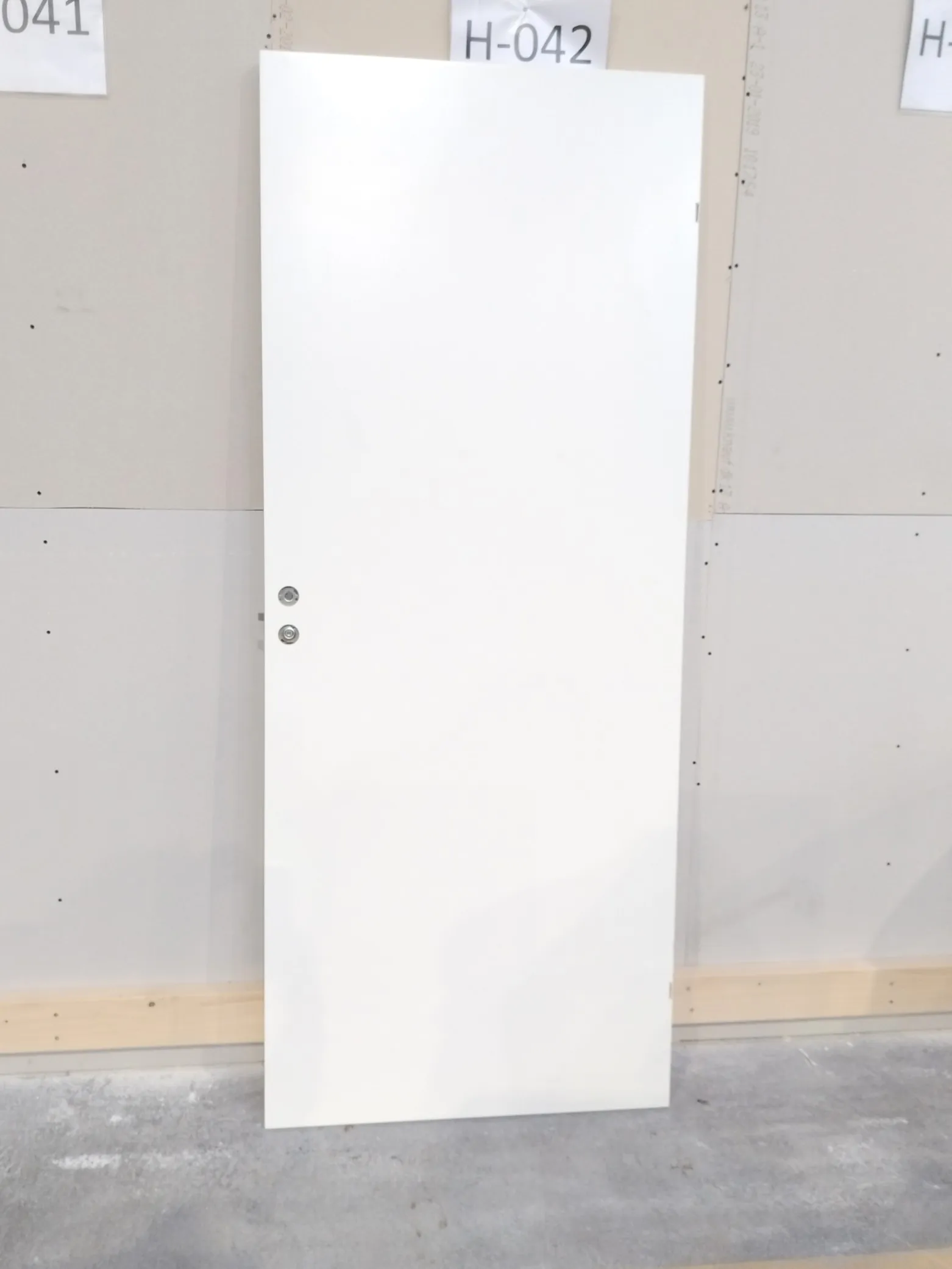 Hvid indvendig dør – ny