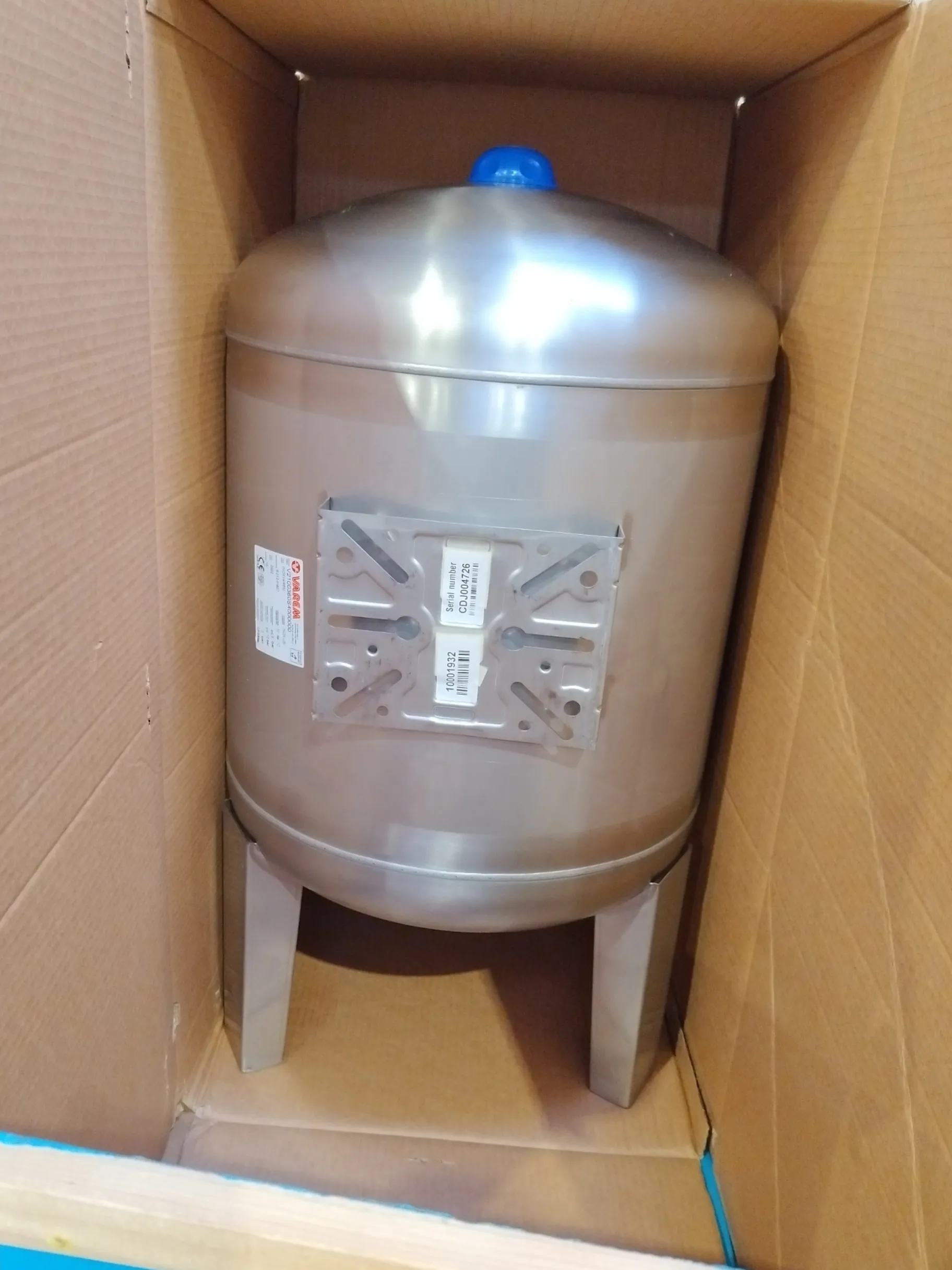 INOX trykekspansionsbeholder - Varem