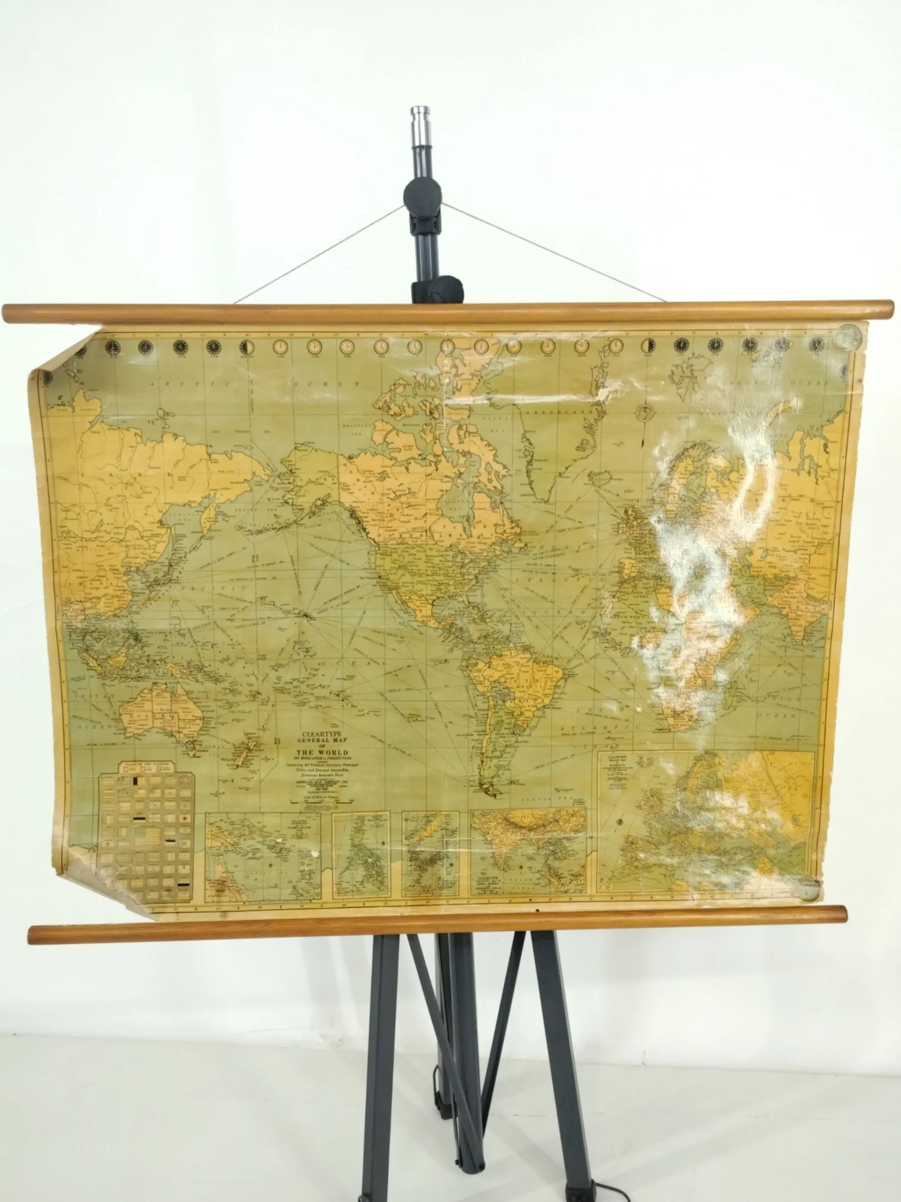Vintage Verdenskort - Cleartype Maps