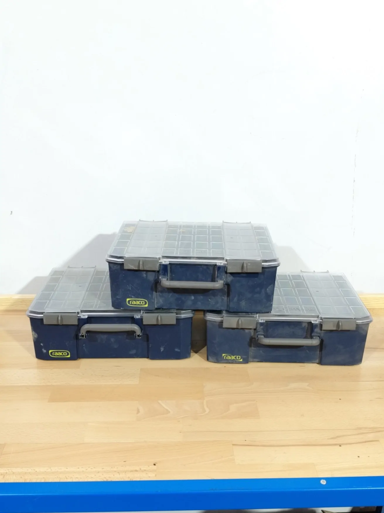 3 stk. raaco sortimentskasser