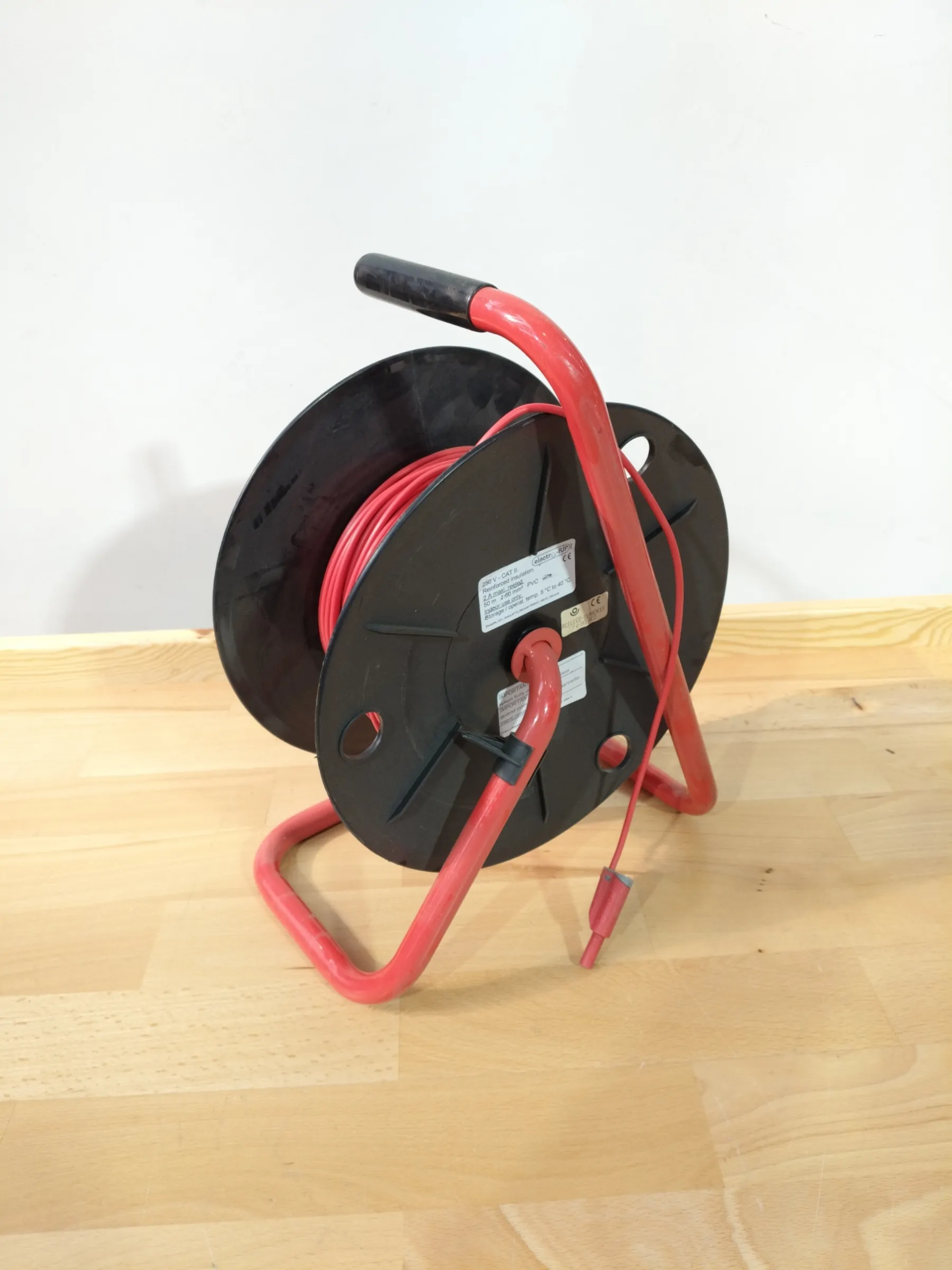 Testledning på kabeltromle - 50m