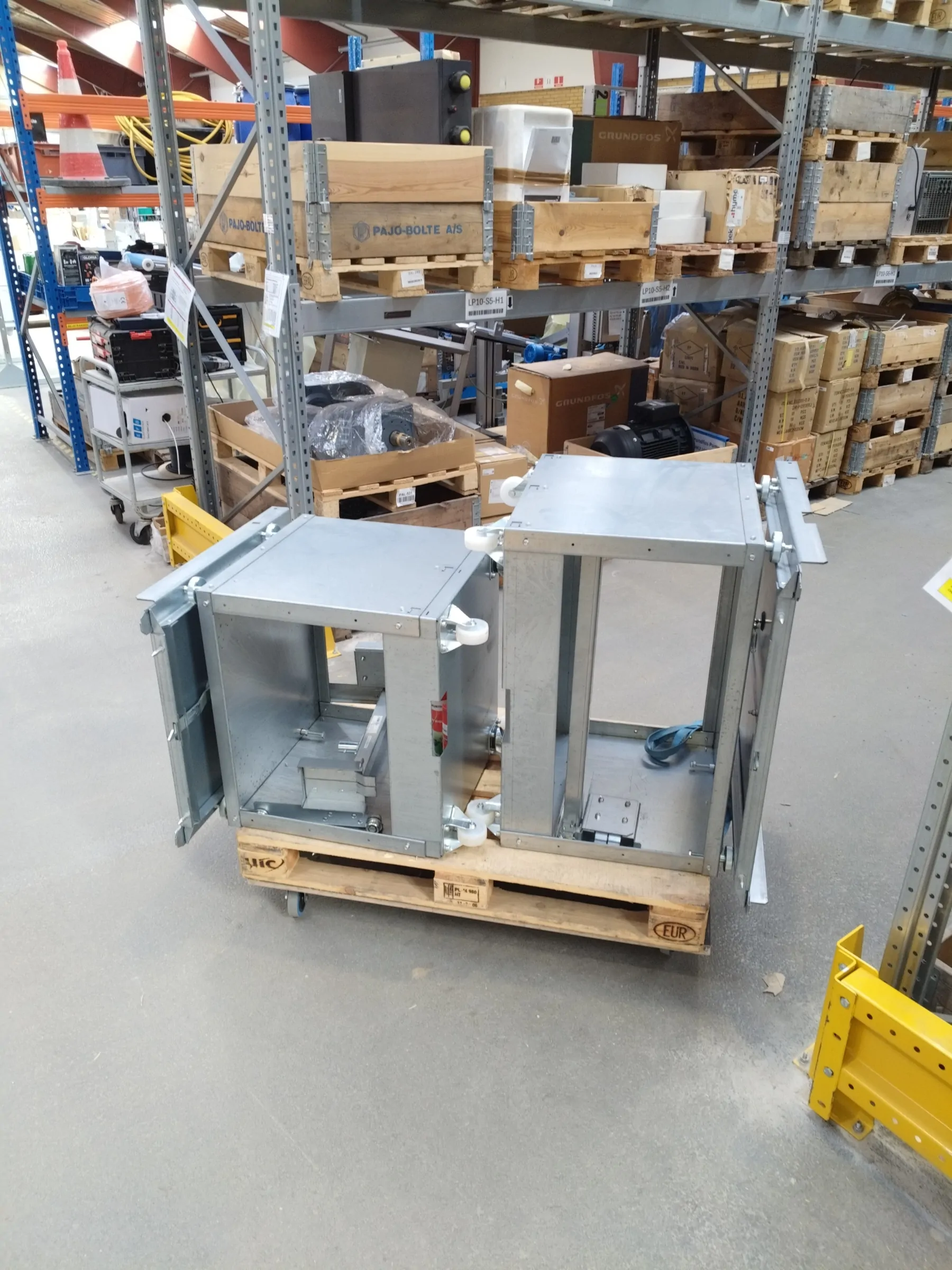 2 stk. skodder løftevogne 800mm & 1000mm